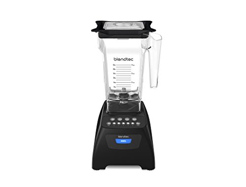 Blendtec Classic 575 Batidora- Jarra FourSide (2,22 L) - Calidad de fabricación profesional- Autolimpieza- 4 Ciclos pre-programados- 6 Velocidades- Color Negro