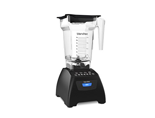 Blendtec Classic 575 Batidora- Jarra FourSide (2,22 L) - Calidad de fabricación profesional- Autolimpieza- 4 Ciclos pre-programados- 6 Velocidades- Color Negro