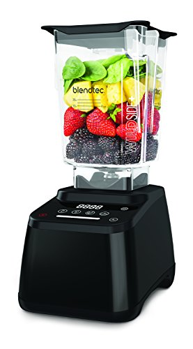 Blendtec Designer 625 Batidora- Jarra WildSide+ (2,66 L) - Calidad de fabricación profesional - 4 Ciclos pre-programados- 6 Velocidades- Diseño elegante - Color Negro