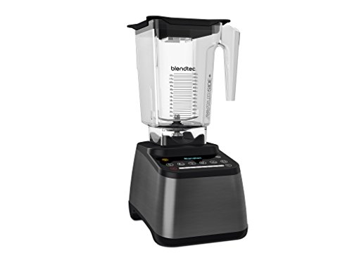 Blendtec Designer 725 Batidora- Jarra WildSide+ (2,66 L) - Fabricación de calidad profesional -Autolimpieza- 6 Ciclos pre-programados- 100 Velocidades- Diseño elegante - Color Gunmetal