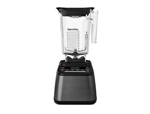 Blendtec Designer 725 Batidora- Jarra WildSide+ (2,66 L) - Fabricación de calidad profesional -Autolimpieza- 6 Ciclos pre-programados- 100 Velocidades- Diseño elegante - Color Gunmetal