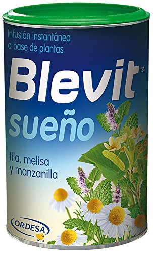Blevit Sueño, 1 bote 150grs. Ifusión instantánea elaborada a base de extractos solubles de plantas (tila, melisa y manzanilla)
