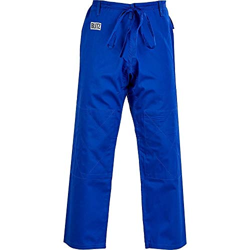 Blitz algodón -  Estudiante Judo pantalones, color azul, talla 3 - 160 cm