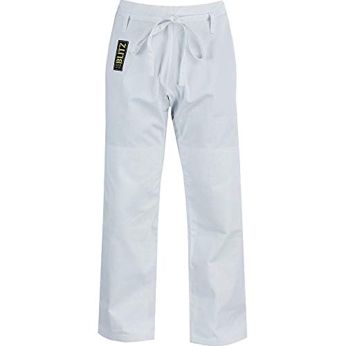 Blitz Oro Pantalones de Judo – Blanco, 8/210 cm, Unisex, Color Blanco, tamaño 4-170 cm