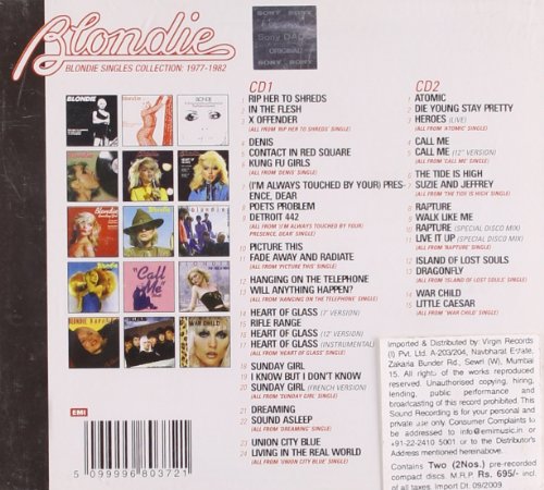 blondie singles collection 1977-1982