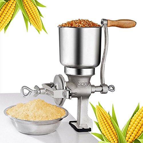 Bluelover Herramienta De Fabricación De La Cerveza De La Mano De Molino De Granos De Maíz Cereal Manual Grinder