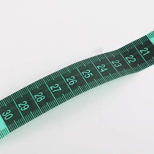Bobury 150cm / 60"Cuerpo de medición de la Regla Costura a Medida Cinta métrica Suave Plana (Color al Azar)
