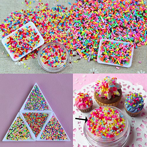 Bobury Cake Decoración Simulación Colorido Chocolate Sprinkles Sugar Needle DIY Ice Cream Decoración