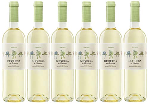 Bodegas LAN Vino Blanco Duquesa de Valladolid Verdejo (D.O.Rueda) - 6 botellas de 750 ml - Total: 4500 ml