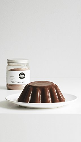 BODY GENIUS Protein Flan (Chocolate). 275g. Preparado en polvo para flan proteico. Con Stevia y Sin Azúcares Ni Polialcoholes Añadidos. Alto en Proteína. Hecho en España.