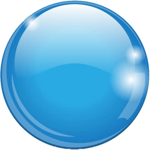 bola de cristal azul