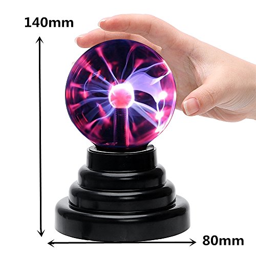 Bola mágica de la luz de la esfera de la bola de plasma sensible al tacto Bola mágica para la fiesta, decoraciones, apoyo, niños, dormitorio, hogar y regalos