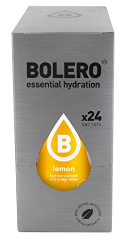 Bolero Bebida Instantánea sin Azúcar, Sabor Limón - Paquete de 24 x 9 gr - Total: 216 gr