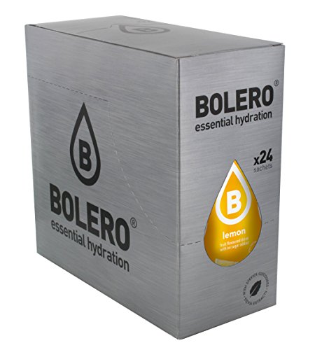 Bolero Bebida Instantánea sin Azúcar, Sabor Limón - Paquete de 24 x 9 gr - Total: 216 gr