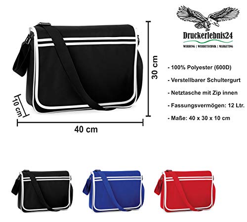 Bolsa para el hombro de impresora Druckerlebnis24, quemador de gas, para camping, para escuela, universidad, ordenador portátil