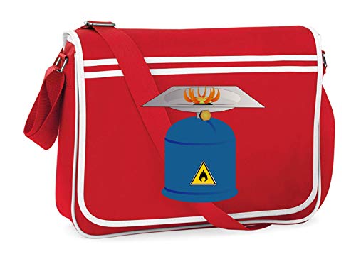 Bolsa para el hombro de impresora Druckerlebnis24, quemador de gas, para camping, para escuela, universidad, ordenador portátil