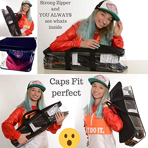 Bolsa para guardar gorras de béisbol de Cap Buddy, guarda hasta 18 gorras de manera cómoda