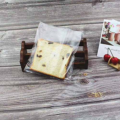 Bolsas de regalo suave de plástico esmerilado para pan Toast Cookie Candy-Bread Frosted Bag-100 unidades 26 x 36 cm