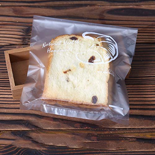 Bolsas de regalo suave de plástico esmerilado para pan Toast Cookie Candy-Bread Frosted Bag-100 unidades 26 x 36 cm