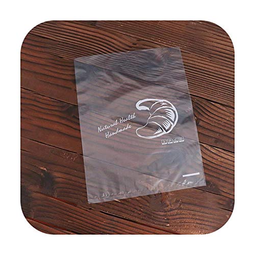 Bolsas de regalo suave de plástico esmerilado para pan Toast Cookie Candy-Bread Frosted Bag-100 unidades 26 x 36 cm