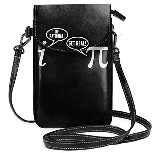 Bolsas pequeñas PI BE RATIONAL 1 Monedero para teléfono celular con ranuras para tarjetas de crédito Monedero Bolso de hombro para mujeres y niñas adolescentes