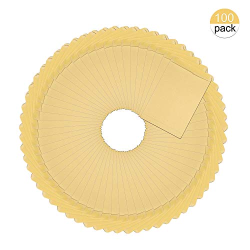 Bolsitas Bolsas Autosellante Papel Kraft Pequeñas Estraza Marrón para Semillas Híbridas de Maíz Saco de Granja Caramelos Regalos Moneda, Jardín y Oficina (100pcs, 12.4 × 17.5cm )