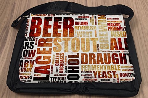 Bolso Bandolera Bar Cerveza Pub Tipos de cerveza impreso