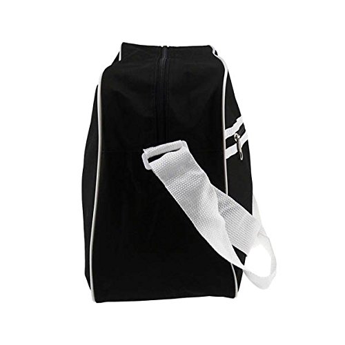 Bolso bandolera de catering unaexperta negro retro