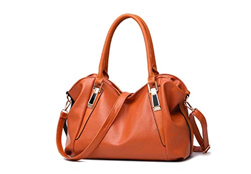 Bolso de Mujer Mochila de Mujer Bolso de Mujer de Moda Bolso de Hombro de Cuero Suave Salvaje Bolso de Mensajero,Gules,UNA