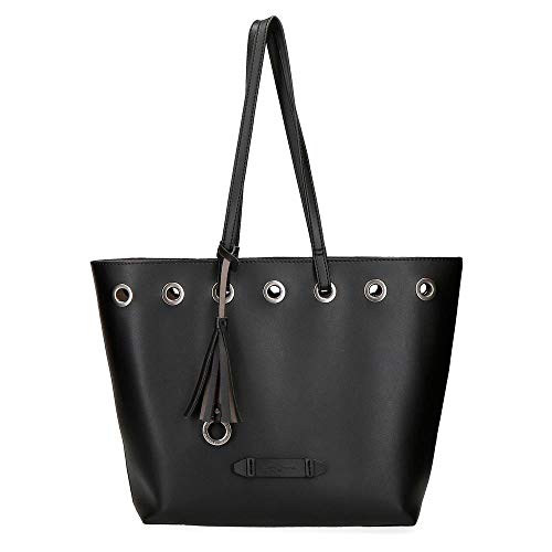 Bolso Shopper Pepe Jeans Angelica Negro