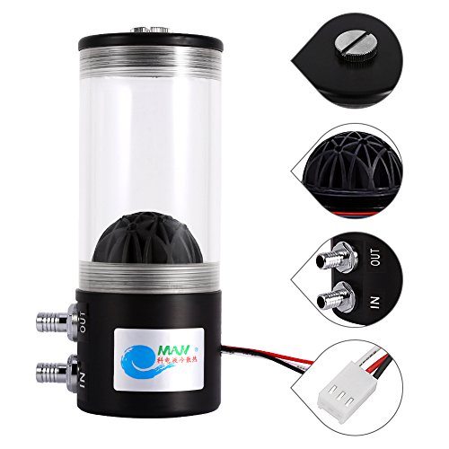 Bomba de agua de acuario, refrigeración, CO2, intercambiador de calor, 500 L/H, 10 W, DC12 V