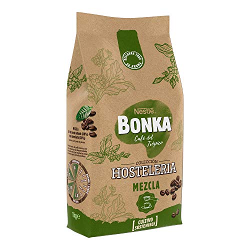 BONKA Café tostado en grano para Hostelería mezcla - 1 kg