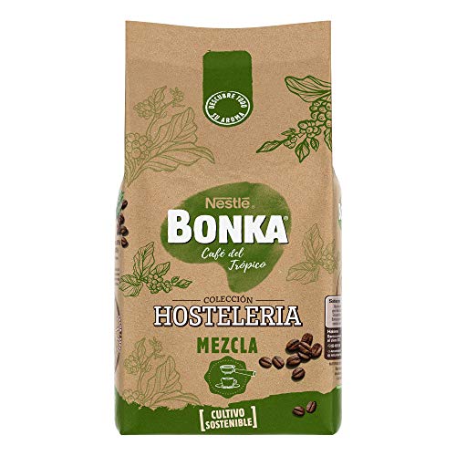 BONKA Café tostado en grano para Hostelería mezcla - 1 kg