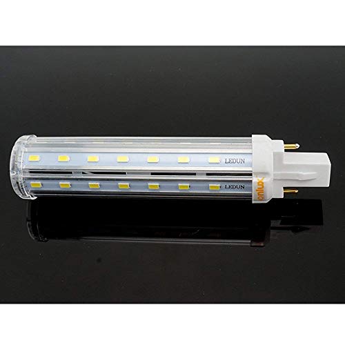 Bonlux 2-Pin 13W G24 Led Bombilla de Luz Fría 6000K con 360 Grados Para Casa, Escuela, Oficina, Pasillo, Restaurante, Reemplazo de 30W Cfl Bombilla