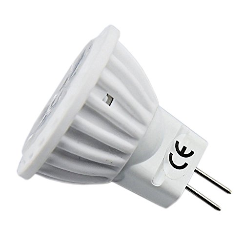 Bonlux 4W MR11 GU4 12V Bombilla LED Spot Lámpara con 300 Lúmen, 30W Equivalente (4-Unidades, Luz Fría 6000K)