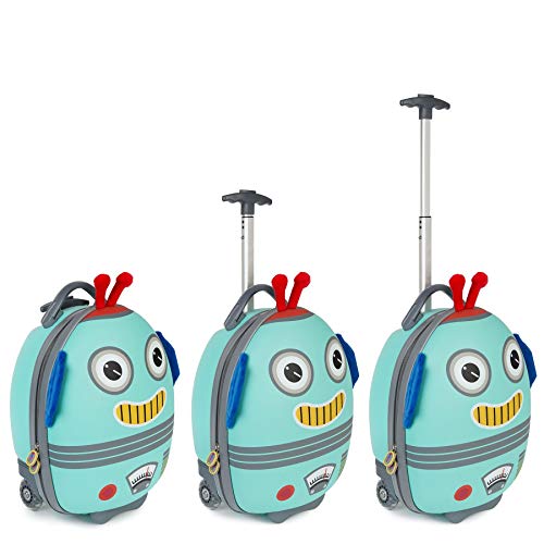 boppi Tiny Trekker Maleta Trolley Infantil Equipaje Cabina 2 Ruedas - 17 litros - Robot