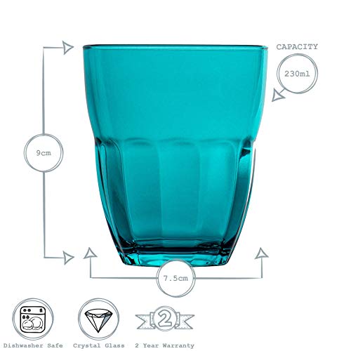 Bormioli Rocco Ercole Vasos Multiusos - 230 ml - Multicolor - 6 unidades