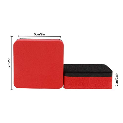 Borradors Magnetico de Pizarra Blanca, Paquete de 24 Niños Multicolor Eraser Mini para Pizarras de Rotulador, Limpiadores de Espuma 5 x 5 x 2cm Perfectos para la Oficina, el Hogar y Las Aulas