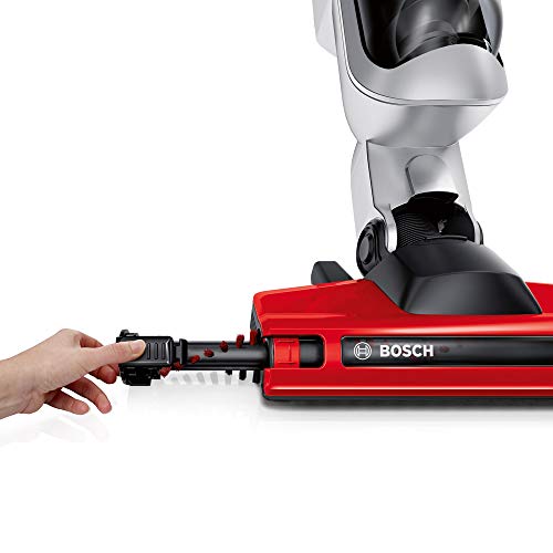 Bosch BBH628P1 Athlet Zoo'o Serie | 6 Aspirador sin cable, Kit de accesorios especial para mascotas, 3 velocidades, 28 V, color rojo