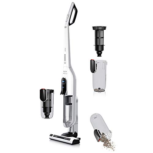 Bosch BCH6ATH25K Athlet Aspirador sin cable más kit de accesorios, batería de 25.2 V, color blanco