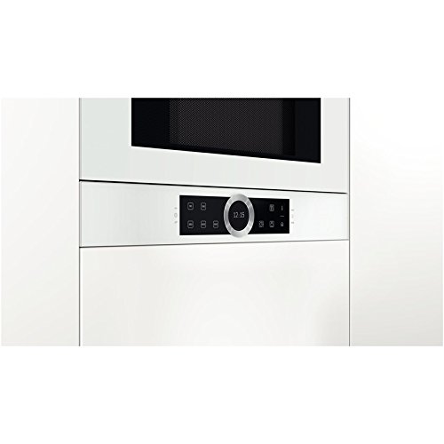 Bosch BFL634GW1 - Microondas (Integrado, 21 L, 900 W, Tocar, Blanco, Abajo)