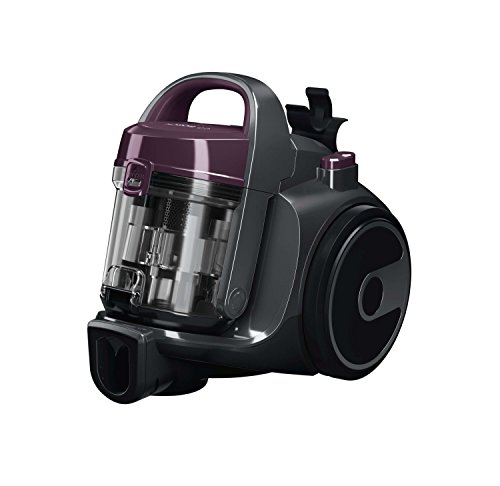 Bosch BGC05AAA1 Aspirador sin Bolsa, Diseño Ultra-Compacto, Filtro HEPA H12 Lavable, 700 W, 1.5 litros, 78 Decibelios, Violeta/Gris