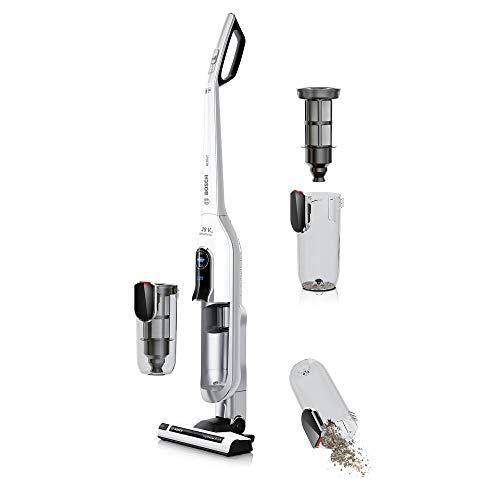 Bosch Electroménager Athlet BBH62860 - Aspirador escoba recargable, color blanco