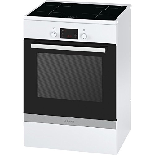 Bosch HCA748220 - Cocina (Independiente, Color blanco, Eléctrico, Medio, Inducción, Convección, Convencional, Descongelar, Parrilla)