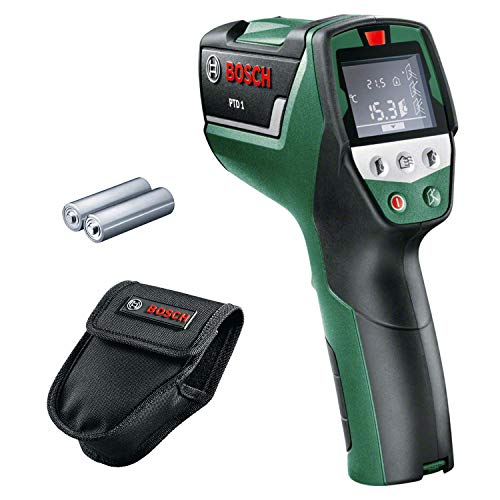 Bosch Home and Garden 0.603.683.000 Medidor temperatura, 1.5 V, Negro, Verde, Rojo