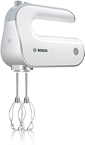 Bosch MFQ4080 Batidora amasadora con set de accesorios de repostería, 500 W, 5 Velocidades, Blanco