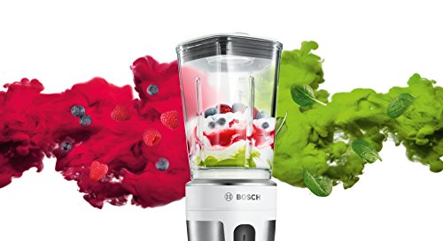 Bosch MMBM7G2M VitaStyle Mixx2Go Batidora de vaso, 350 W, 0,6 litros, color blanco