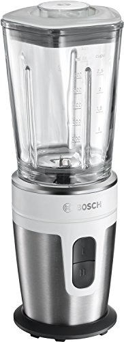 Bosch MMBM7G2M VitaStyle Mixx2Go Batidora de vaso, 350 W, 0,6 litros, color blanco