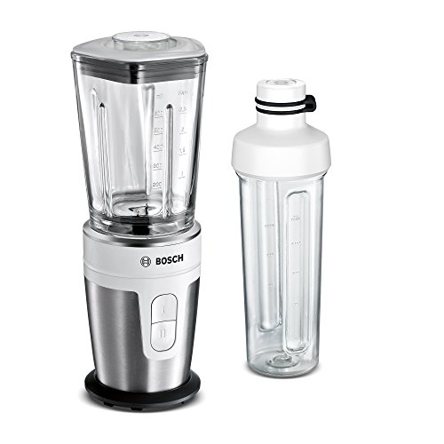 Bosch MMBM7G2M VitaStyle Mixx2Go Batidora de vaso, 350 W, 0,6 litros, color blanco