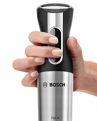 Bosch MSM6S50B ErgoMixx Style Batidora de mano con accesorios, 750 W, color negro